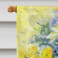 thumbnail image 3 of Carolines Treasures BMBO0730CHF Blue and Yellow Flowers by Maureen Bonfield Flag Canvas House Size  Large multicolor, 3 of 4