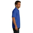 thumbnail image 2 of Port & Company KP55T Mens Core Blend Jersey Knit Polo T-Shirt, Royal - Large Tall, 2 of 3
