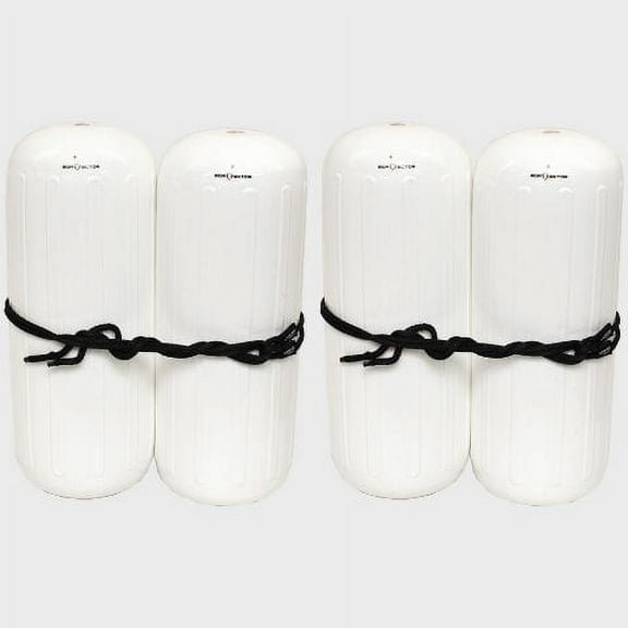 Extreme Max Boat HTM Fender Bumpers 3006.7309.4 | 10 x 27 White (4PK)