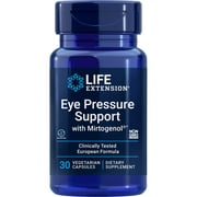 Life Extension, Eye Pressure Support with Mirtogenol®, 120 mg, eye care, eye health supplements, bilberry, French pine bark extract, 30 vegetarian capsules