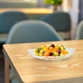 thumbnail image 3 of SEWACC Large Capacity Dry Fruit Tray Leaf Shaped Plastic Serving Platter for Kitchenware 1Pcs, 3 of 8