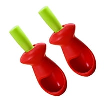 FELTECHELECTR Fruit Core Remover 2Pcs Abs Red Cherry Pitter Kitchen Gadget