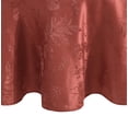 thumbnail image 2 of Elrene Home Fashions Elegant Woven Leaves Jacquard Damask Tablecloth, Spice, 70" Round, 2 of 3