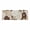 Brown & Beige2, variant on Washable Kitchen Runner Rug 60" x 22", Non-Slip Soft Low Profile Modern Floral Microfiber Mat for Entryway, Kitchen, Hallway, Laundry, Brown