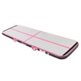 thumbnail image 5 of FBSPORT 5m*1m*0.1m Pink Air Track Brushed Tumbling mat Inflatable Gymnastics airtrack with Electric Air Pump for Practice Gymnastics, Tumbling,Parkour, Home Floor, 5 of 6