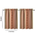 thumbnail image 4 of Boho Artistic Kitchen Curtains Set of 2, 27.5x36 Inch Semi-Sheer Plaid Tier Curtains, Rustic Farmhouse Style for Small Windows, 4 of 4