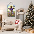 thumbnail image 6 of Spring Floral Tulip Garden Flag 12x18 Inch He Is Risen Religious Cross Double Sided Easter Outdoor Yard Decor, 6 of 6