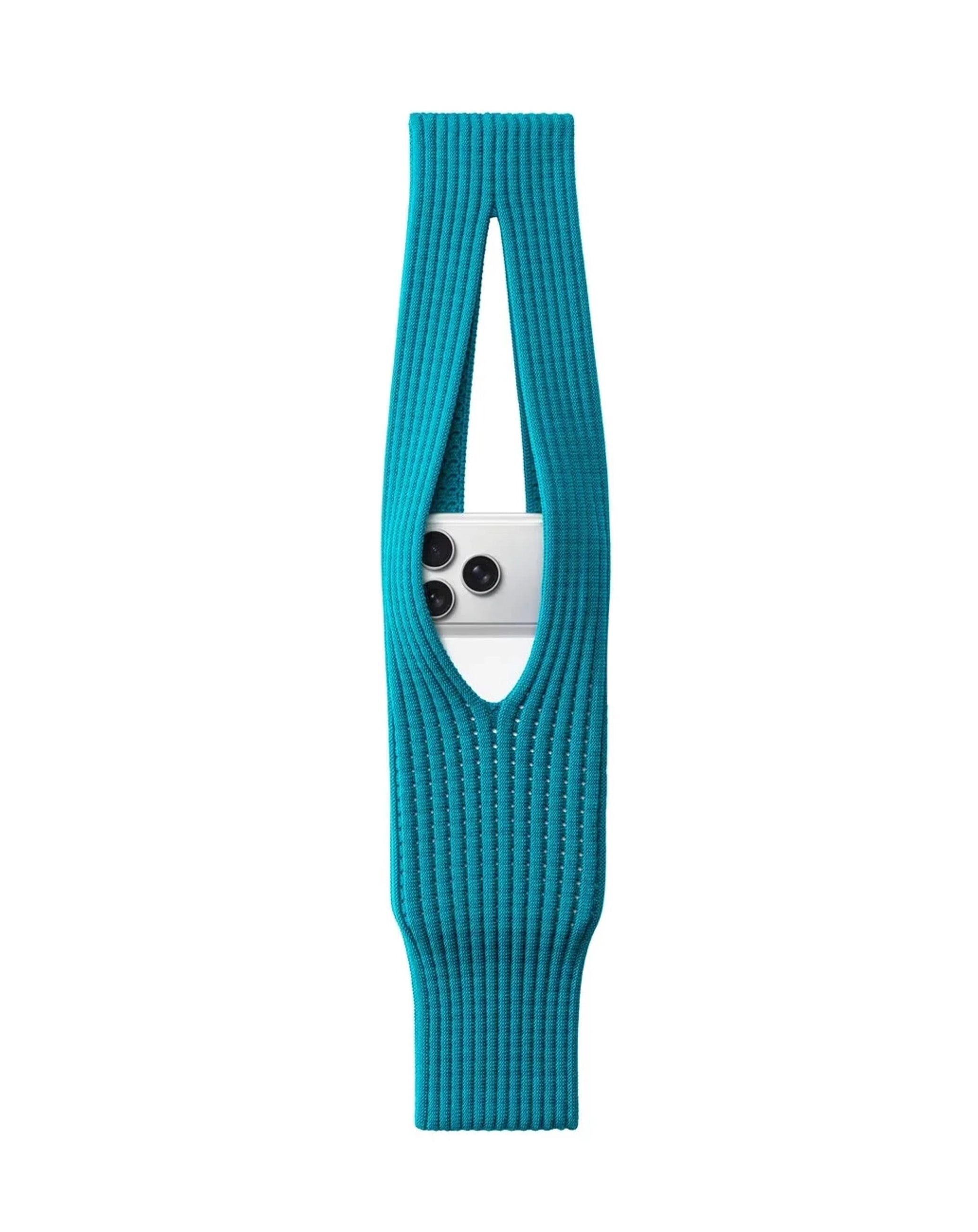 Long Flex-Knit Phone Sleeve - Teal