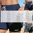 thumbnail image 3 of KPOPLK Women 2 in 1 Running Shorts High Waisted Athletic Shorts Gym Workout Shorts with Mesh Liner Zipper Pockets S-2XL Size S,Dark Gray, 3 of 8