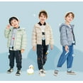 thumbnail image 5 of Eternatastic Kids Boy Girl Hooded Down Jacket Winter Puffer Jackets Coats Light Weight Padded Outerwear, 5 of 7