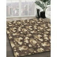 thumbnail image 2 of Ahgly Company Indoor Square Patterned Dark Brown Area Rugs, 5' Square, 2 of 6