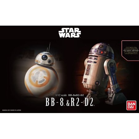 R2 D2 Model - Bandai Star Wars BB-8 & R2-D2 1/12 Plastic Model Kit