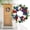 12.99-inch, variant on Patriotic Hydrangea Wreath, Red White Blue 4th of July Wreath with Flag Star Stripes Accents, Artificial Floral Grapevine Wreath for Front Door, Independence Day Wall Home Decor 19.7×11.8 in