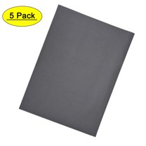 Uxcell 600 Grits Waterproof Sandpaper Wet Dry Sand Paper Wood Furniture Finishing Silicone Grey 5pcs