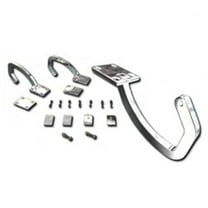 AUTTRH Universal Paintable / White Zinc Plated Trunk Hinge Kit