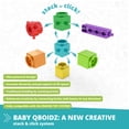 thumbnail image 3 of Engino: Qboidz Baby - My First Steps - Large - 72pc Brick Set, Dual-Dimension Build & Connect, Stack & Click Assembly, Open Play, Toddlers Kids 18mo+, 3 of 5