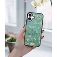 thumbnail image 5 of WIRESTER Shockproof Soft Rubber Cover Case for Apple iPhone 16 6.1" 2024, Almond Blossom Van Gogh, 5 of 5