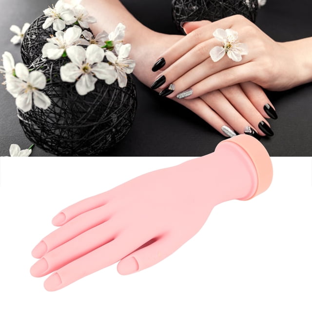 Consejos de Unas Trainer de Arte, Mano, La Mano de Práctic de Unas Lavable multifunional para accesorios flexibles