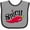 Heather and Black, variant on Inktastic Spicy Hot Chili Pepper Boys or Girls Baby Bib