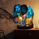 thumbnail image 1 of Lámpara de Mesa de Animales, Luz Nocturna, Lámpara Decorativa de Escritorio, Lámpara de Mesa de Resina Teñida, Luz de Lectura para Estudio, Cafetería, Elefante, 1 of 10