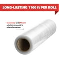 thumbnail image 5 of Simply Cool Stretch Wrap Industrial Strength Moving Supplies Extra Thick Film 17.5" 1100 Sq Ft 80 Gauge 1 Pack Furniture, Pallet Wrapping, Heavy Duty, 5 of 8