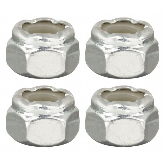 Dayton Hex Lock Nut  Set, 1/4 - 20, 4 pc,  PK 4   HLN-052
