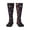 1 Black, variant on Rainbow Jellyfishes Print Thigh High Socks Extra Long Stretchy Sock Women Over Knee High Opaque Stocking Daily Wear