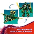 thumbnail image 5 of LEGO NINJAGO Lloyd's Jet Mech Building Toy - Model Building Kit for Boys & Girls, Ages 9+ - Transforming Playset for Kids W/ 5 Ninja Toy Minifigures - Dragons Rising Gift Idea for Birthdays - 71845, 5 of 7