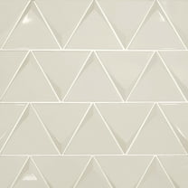 Bedrosians Triangolo 5" x 5" Ceramic Field Tile in Fog (20-Pack, 1.43SF)