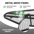 thumbnail image 6 of Small Tabletop Ironing Board, Heavy Duty Metal Panel Iron Board with Iron Rest, 8mm Thicken Cotton Padding and  Heat Resistant Cover, 31.5"x11.8"x6.2", 6 of 7