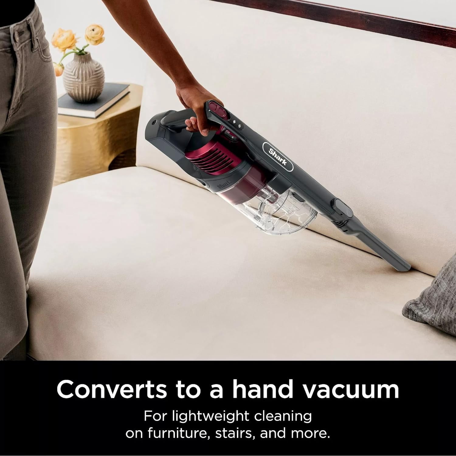 Shark, Vertex Cordless Stick Vacuum with DuoClean PowerFins, HEPA, 60 Min Run Time, Multicolor