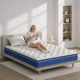 thumbnail image 5 of 12" Queen Hybrid Mattress in a Box - Medium Firm, Memory Foam and Pocket Springs, Back Pain Relief, Deep Sleep Support - Zoned Lumbar Support, Motion Isolation, Comfort and Breathability, 5 of 7