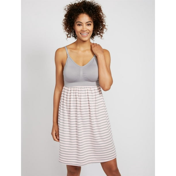 sleeveless maternity nightie
