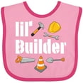 thumbnail image 3 of Inktastic Lil Builder- Future Construction Worker Boys or Girls Baby Bib, 3 of 4