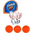 thumbnail image 2 of Bath Time Mini Basketball Slam Dunk Zone Shooting Game (6") 3 Balls That Float Included. Suctions to The Wall. Plastic. Bathtub Toy for Boys and Girls. (1 Set), 2 of 8
