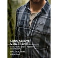 thumbnail image 4 of Wrangler Men’s Outdoor Long Sleeve Shirt with UPF 30+ Protection, Sizes S-5XL, 4 of 5