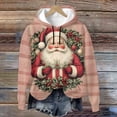 thumbnail image 4 of Women's Oversized Christmas Fleece-Lined Hoodies Long Sleeve Grapdic Tunic Tops Loose 2025 Pullover Going Out Casual Holiday Sweatshirt, 4 of 6