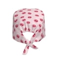 thumbnail image 2 of Kdxio Cute Pig Nose Pattern Turban Hat for Women Men Comfortable Adjustable Cleaning Working Cap with Sweatband, 2 of 8