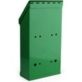 thumbnail image 3 of Metal Donation Box Charity Steel Collection Box Office Suggestion Box Secure Box with Top Slot and Lock with Keys Wall Mount with pre drilled Holes 10x6x2.5 Waterproof Mailbox for Home OfficeGreen, 3 of 3
