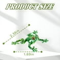 thumbnail image 2 of ACDANC Garden Statues,Fun Frog Figurine Decor Frogs,Engaging Interactive Sculpture Frog Ornament,LightGreen,2.36*1.69*0.59in, 2 of 7