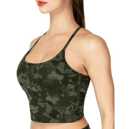 

JDEFEG 34B Shelf Bra Tops Short Tank Sleeveless Fashion Sling Movement Women Casual Vest Ladies Women s Blouse Cold Shoulder Tops for Women Polyester Green Xxl