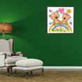 thumbnail image 4 of Cuadros Decorativos 5D DIY diamante pintura completo redondo taladro arco iris dibujos animados oso imagen pared decoración Ehuebsd Nuevos Originales, 4 of 8