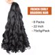 thumbnail image 2 of Trenza Lianzi French Curly de 22 pulgadas, 8 paquetes para trenzas en caja, 2 of 9