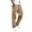 Z21-Khaki, variant on Hiking Pants Men Slim Fit Trendy Stretch Cargo Pants Parachute Hiking Pants with Pockets Nylon Baggy Trousers