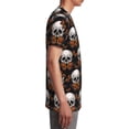 thumbnail image 6 of Wukai Butterfly Skull Youth Unisex Short Sleeve T-Shirt for Boys, Girls, Teens, and Kids-Large, 6 of 7