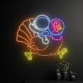 thumbnail image 3 of Handmadetneonsign Thanksgiving Astronaut Riding Turkey Neon Sign, Thanksgiving Turkey Astronaut Led, 3 of 5