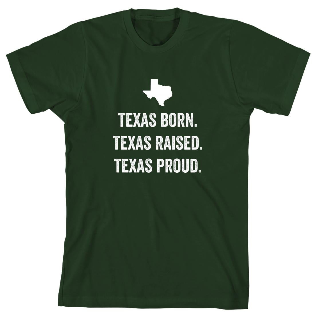 Uncensored Shirts Texas Born Texas Raised Texas Proud Men's Shirt