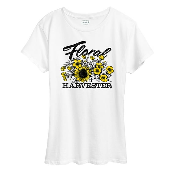 Case IH - Floral Harvester - Women's Short Sleeve Graphic T-Shirt