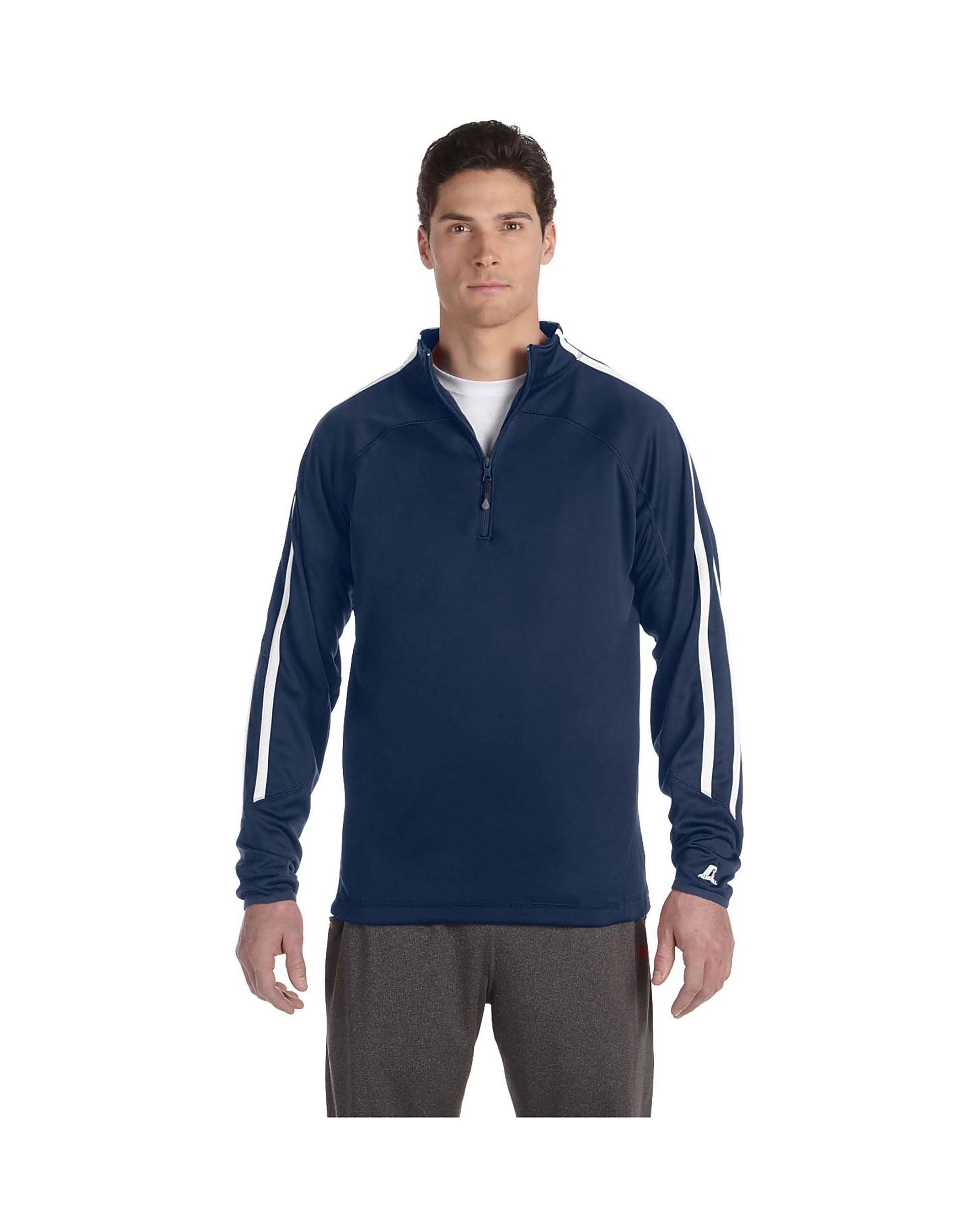 Russell Athletic Russell Athletic Tech Fleece QuarterZip Cadet