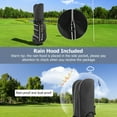 thumbnail image 5 of Costway Lightweight Golf Cart Bag with 15 Way Top Divider Individual Putter Well Cooler Bag Black, 5 of 10